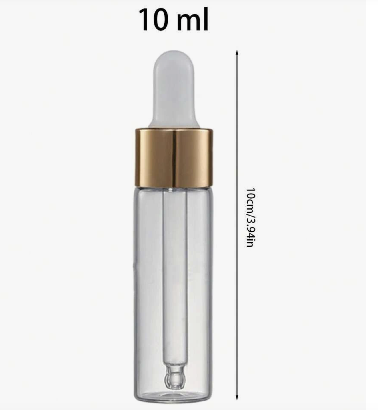 10ml Essential Oil Glass Dropper Bottle - Image 2