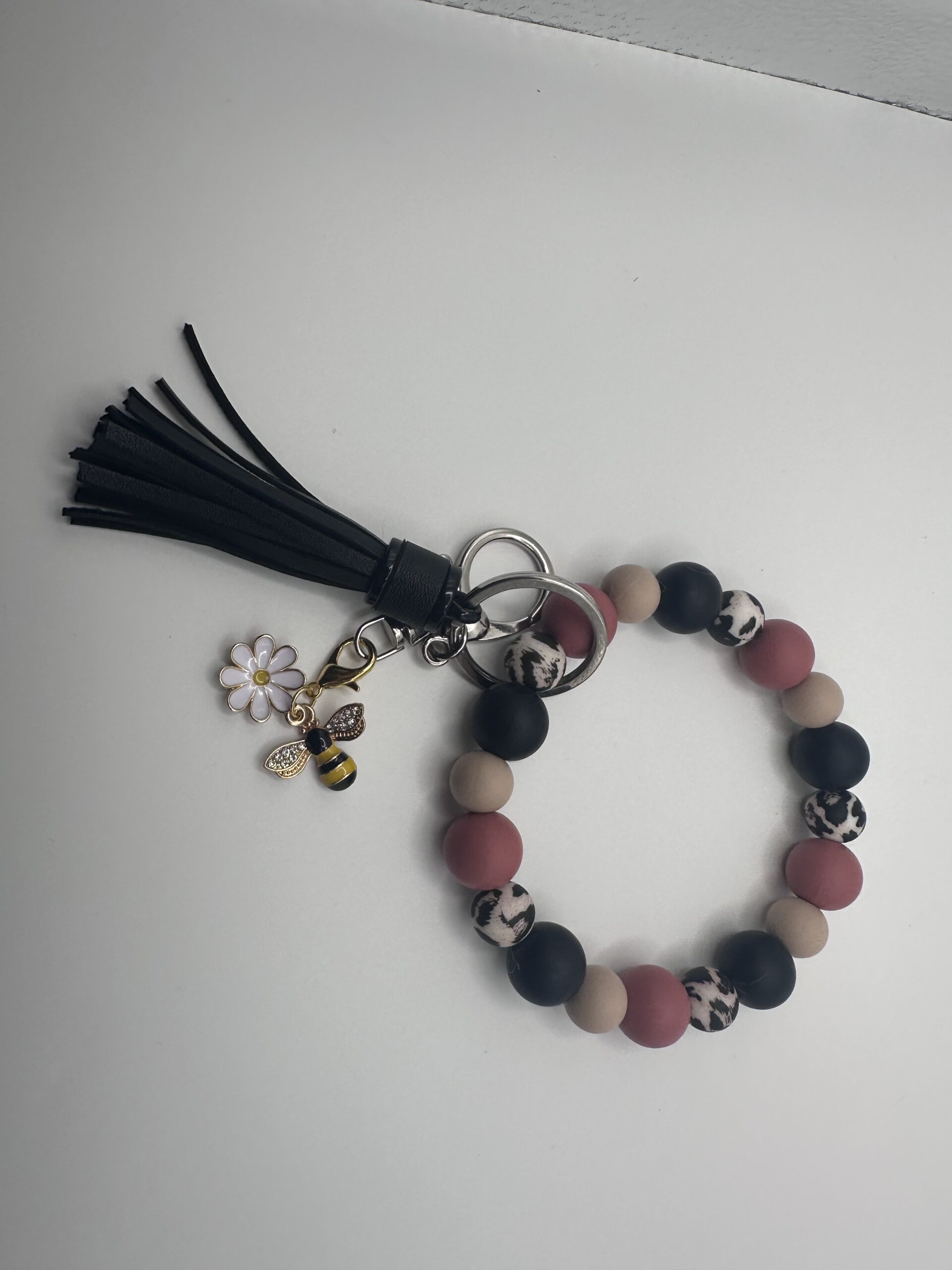 “Just Bee Yourself” Encouragement Keychain - Image 2