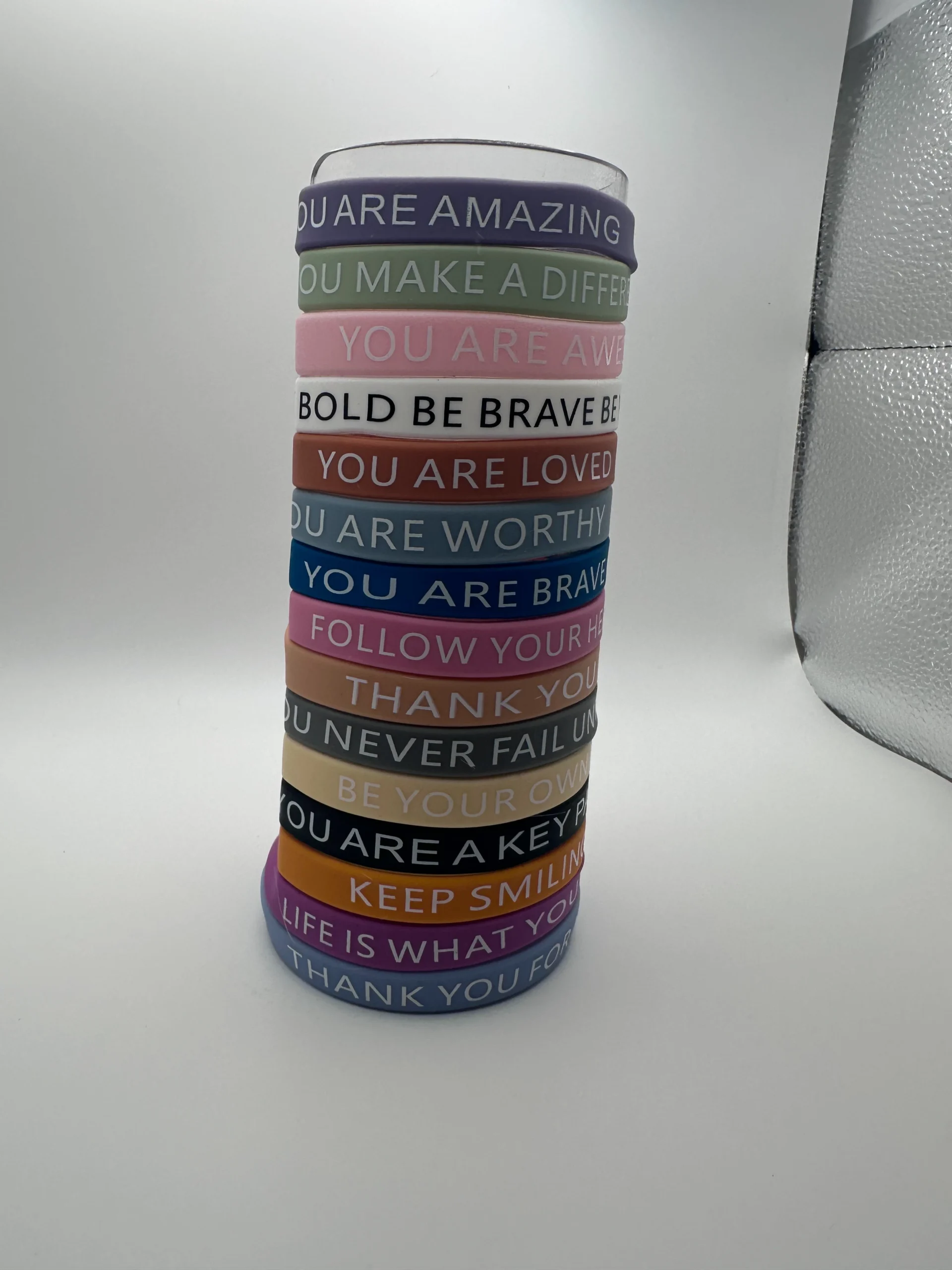Silicone Motivational Bracelet - Image 3