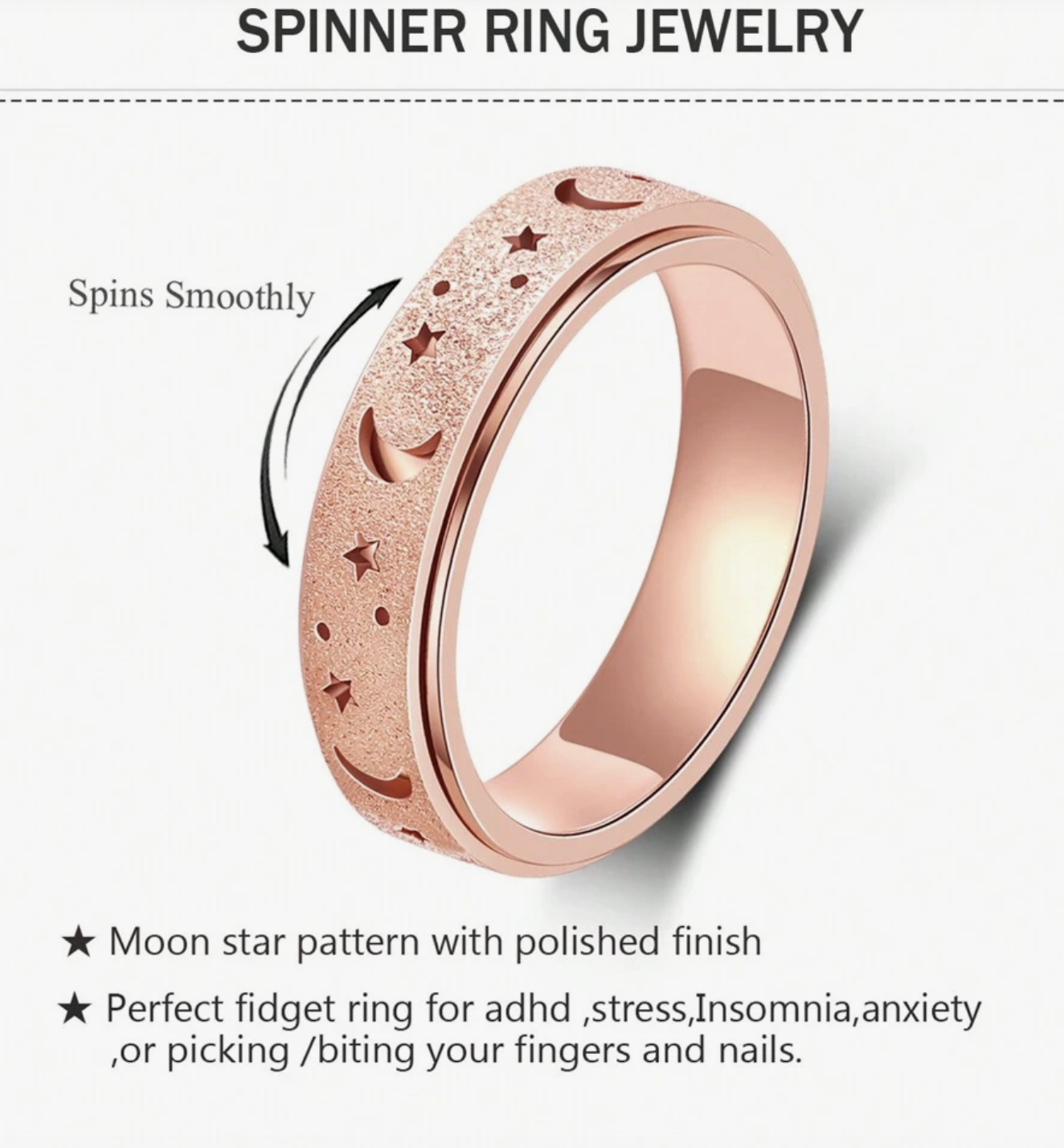 Spinning Anxiety Relief Ring - Image 5