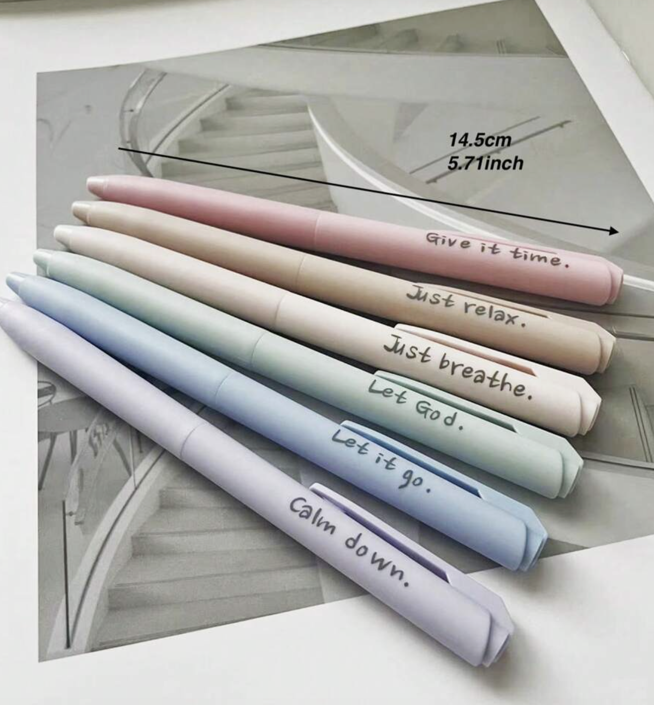 Motivational Pen Set – Pastel Collection